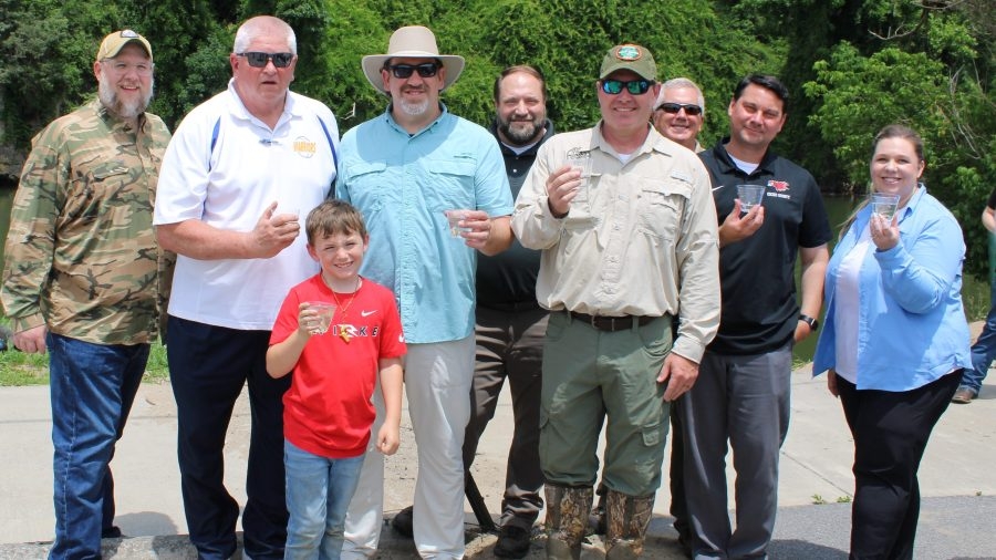 Pigeon River in East TN stocked with 10,000 walleye after Hurricane Helene concerns