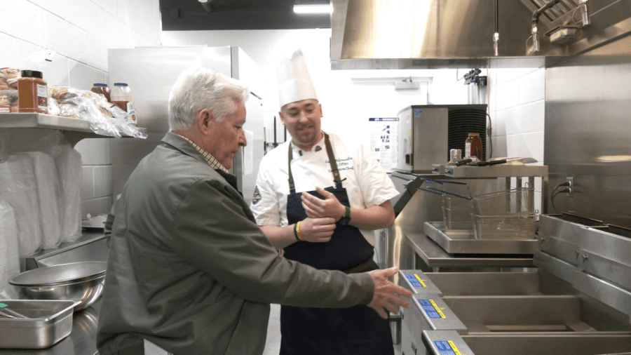 Take a peek behind the scenes of Covenant Health Park's kitchens