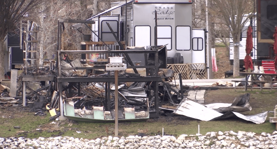 Tight-knit RV park community in Harriman rocked by fire