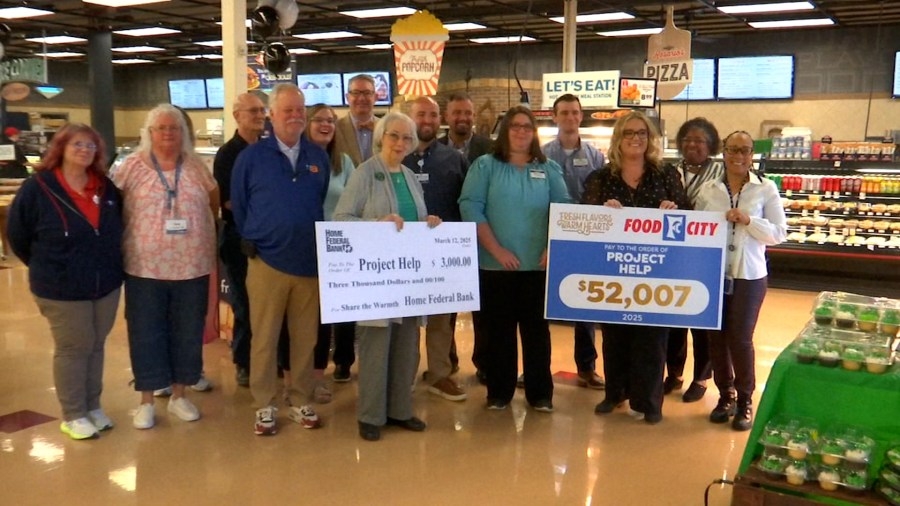 Food City presents $51K check for KUB's Project Help