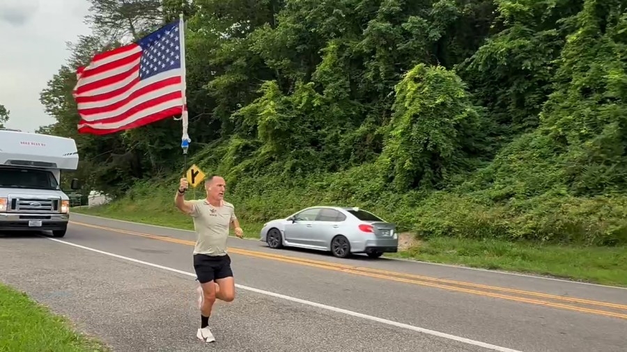 ‘Makes you proud to be an American': Veterans running across US reach East TN