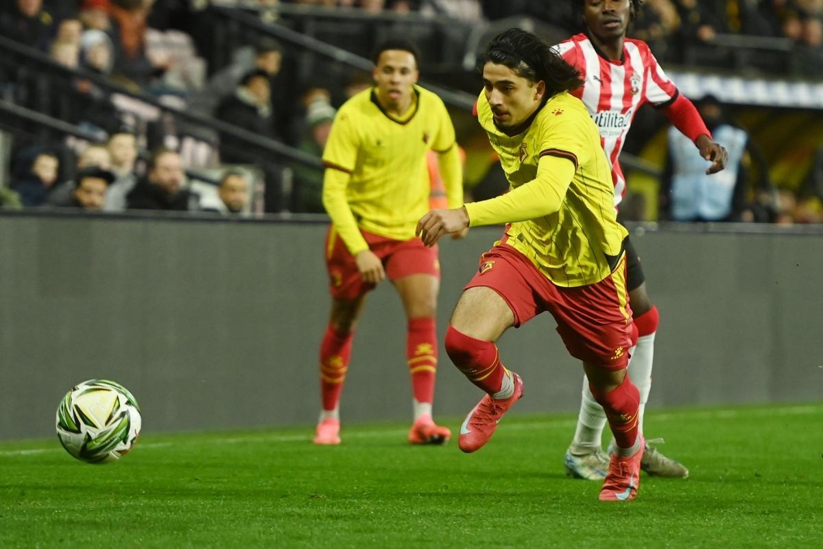 Watford youngster claims an assist on his England debut