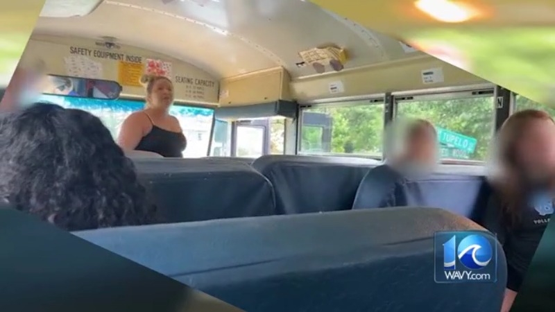 VIDEO: Woman faces charges after boarding Currituck Co. school bus, calling student racial slur