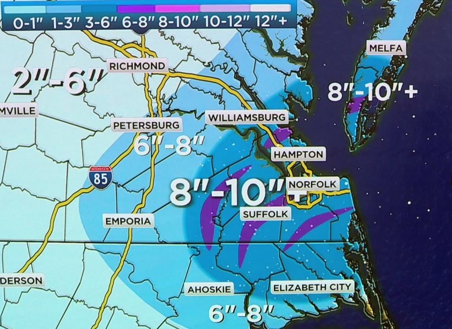 Dominion Energy Power Operations Supervisor discusses upcoming snow