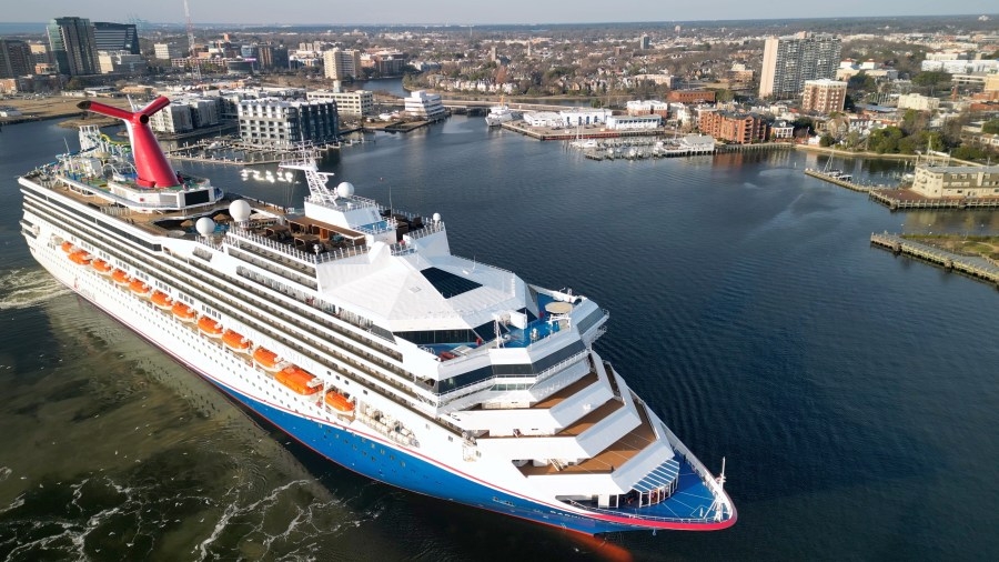 Carnival Sunshine's departure from Norfolk delayed due to weather