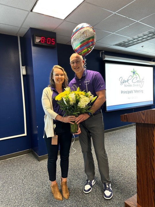 Williamsburg principal named 2025 Outstanding Middle School Principal of Virginia
