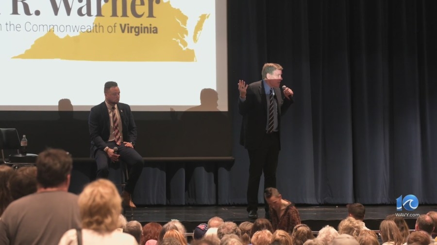 Sen. Mark Warner hosts 2 Community Conversation events in Hampton Roads