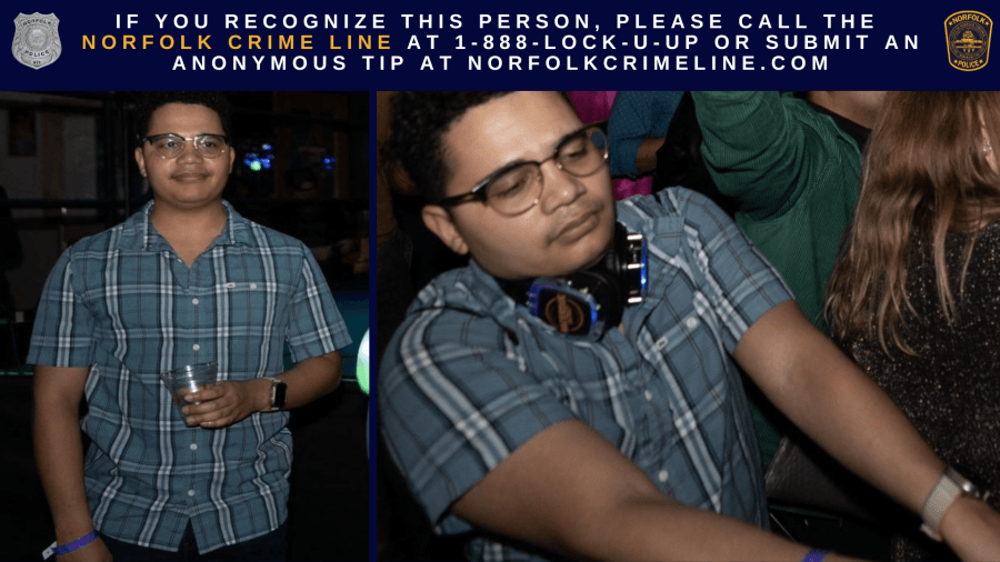 Man sought for larceny incident at Waterside