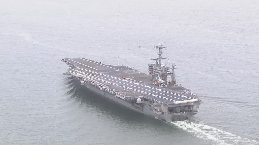 USS Harry S. Truman returns to duty after collision in Mediterranean Sea