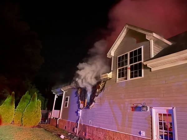 Family of 3, dog, displaced after Chesapeake house fire