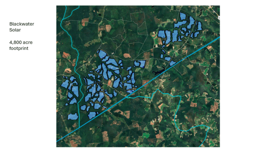 Solar spat unfolding in Sussex County