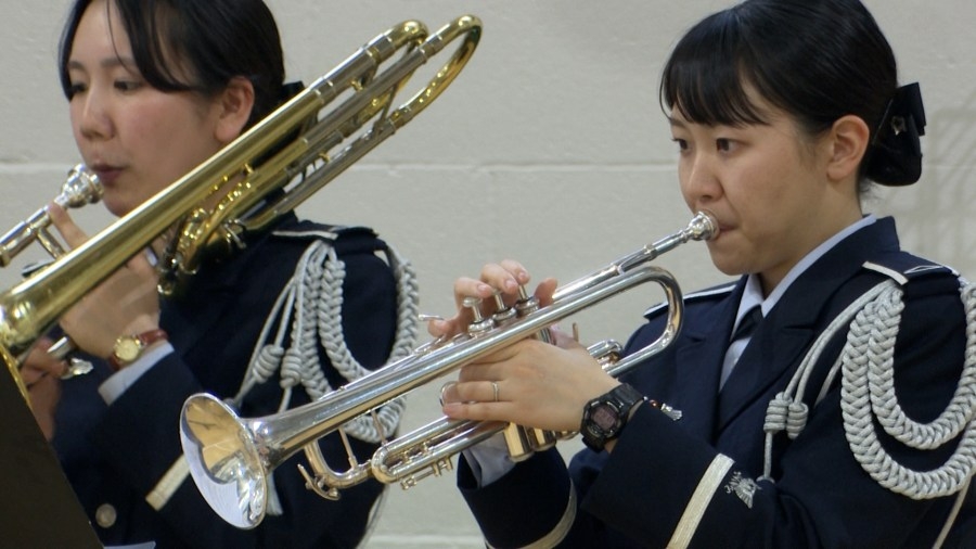 The Japan Air Self-Defense Force Central Band stops by Norview Elementary