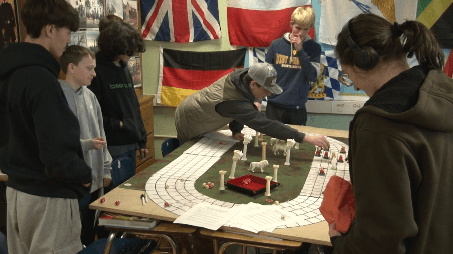 World Studies teacher brings history to life with interactive chariot racing