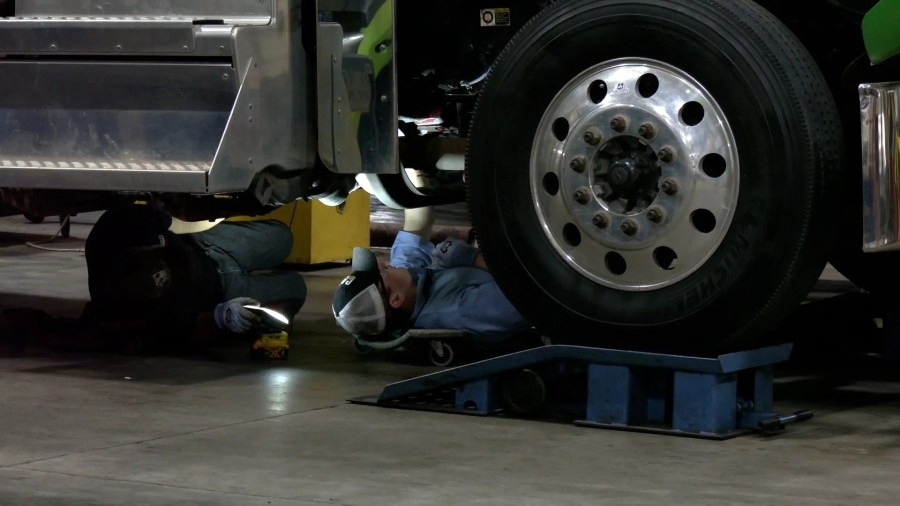 Students compete in SkillsUSA diesel competition