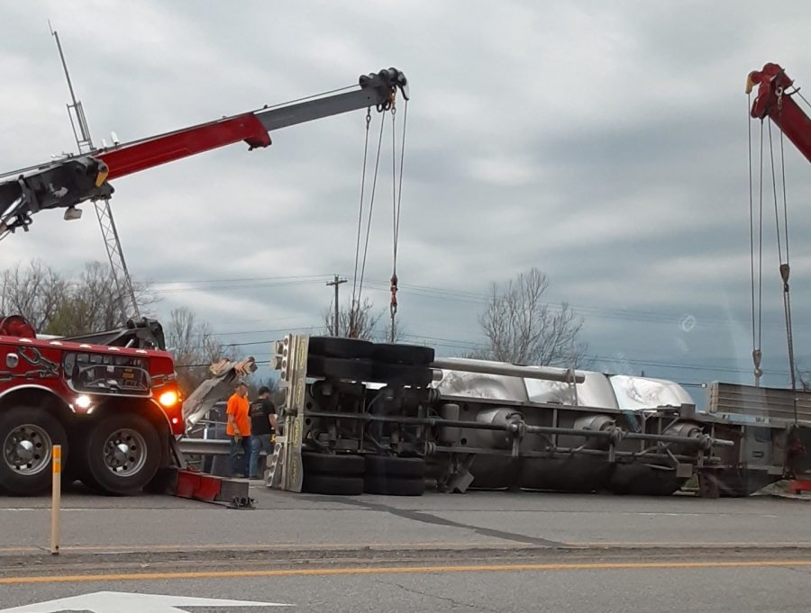 Two-vehicle accident snarls traffic along Route 50 in Clarksburg