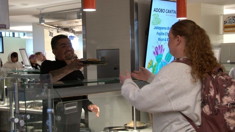 Celebrity chef Aarón Sánchez visits WVU's campus to speak with students