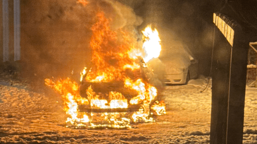 Buckhannon grocery delivery ends in car fire, driver flees