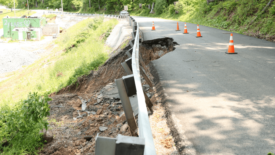 Taylor County road becomes latest casualty of mine activity in Thornton area