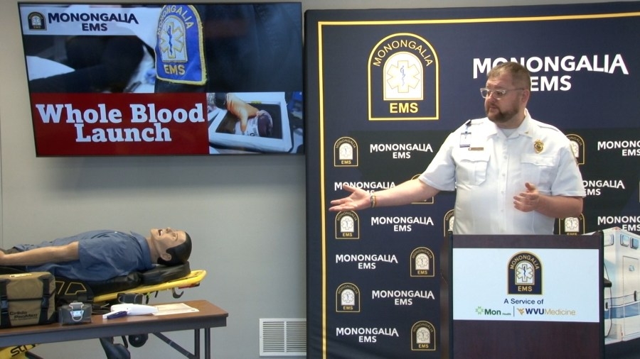 Monongalia EMS launching Whole Blood Program throughout the county