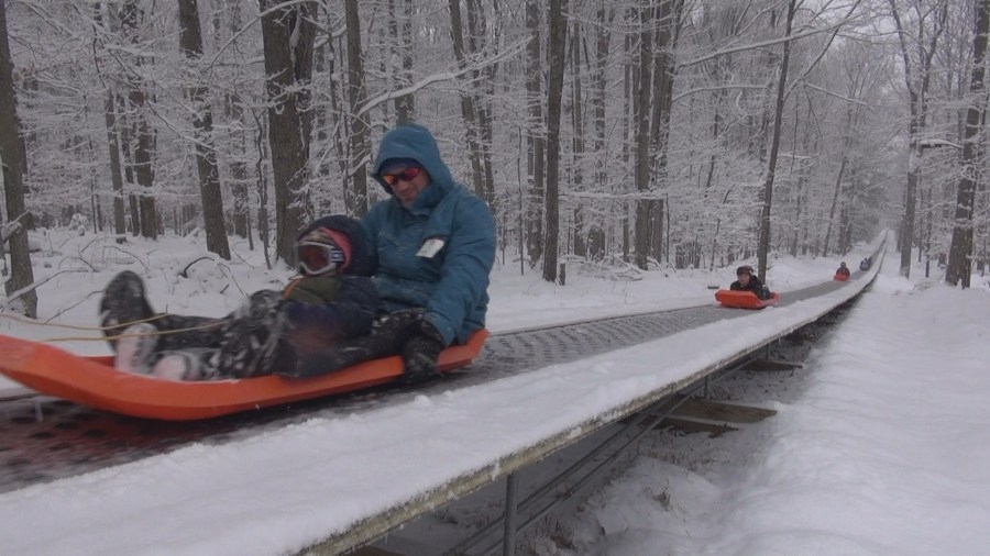 East Coast's longest sled run in West Virginia opens Christmas week