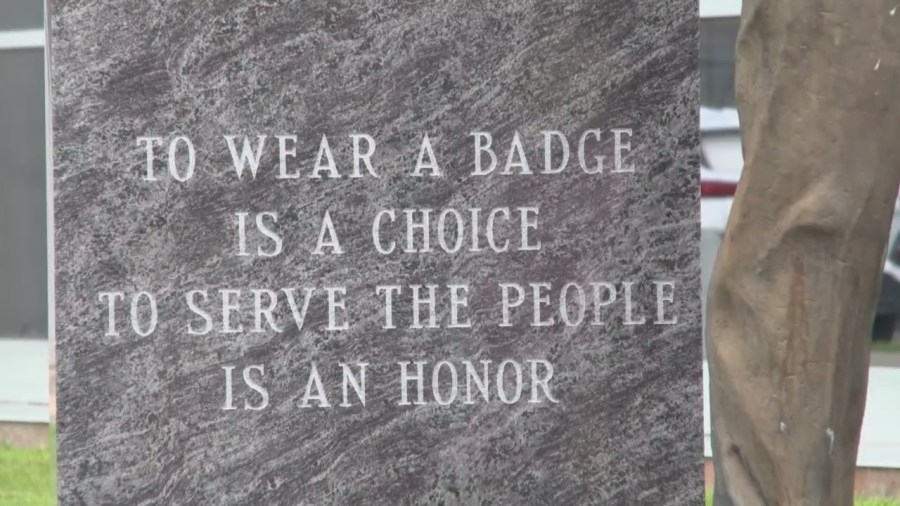 Police department honors their fallen officers in the field