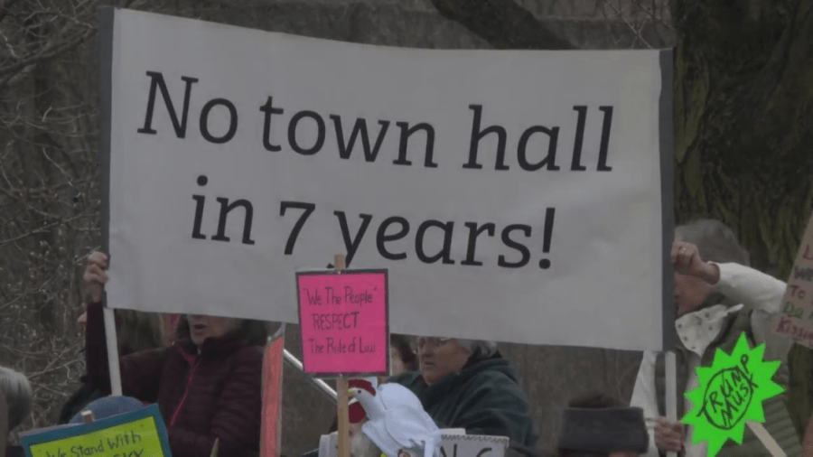 Residents rally in Wyoming County for Medicare, Medicaid