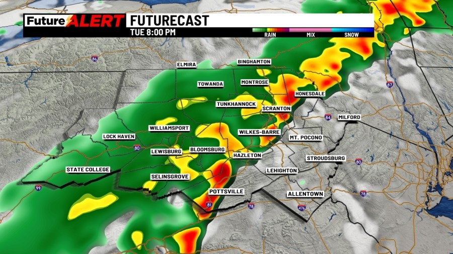 NWS issues severe thunderstorm warnings for Central PA