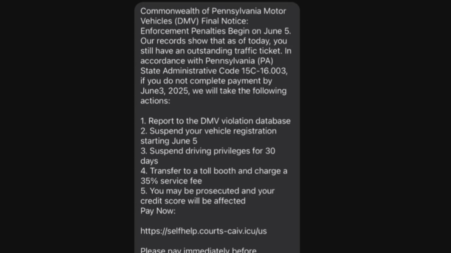 PA State Attorney General warns residents of new text scam