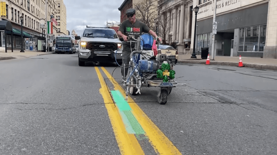 Scranton to paint Saint Patrick's Parade route green