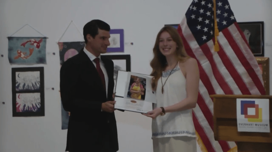 Old Forge girl's painting makes it to Halls of Congress