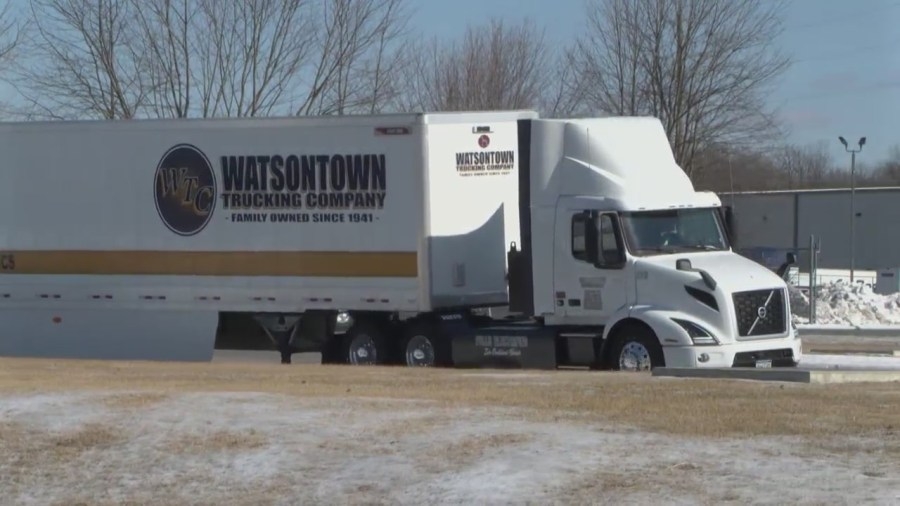 Electric trucks hit the road in Milton
