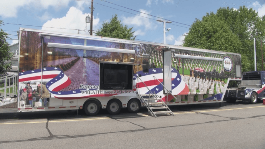 Mobile exhibit honoring veterans stops in Scranton