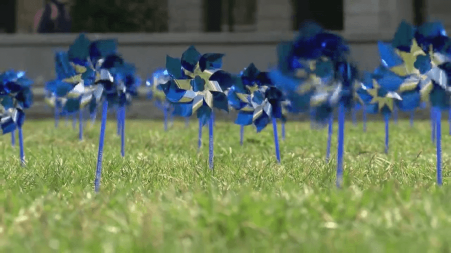 Raising awareness of child abuse in Annual Pinwheels for Prevention event in Scranton