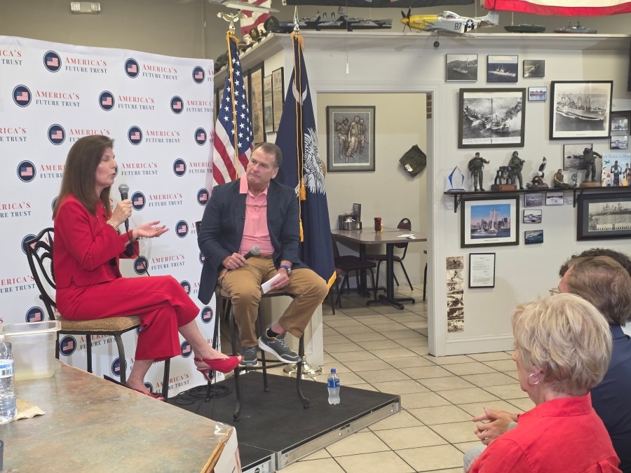 Evette touts workforce development, Trump ties in Myrtle Beach ahead of possible gubernatorial run