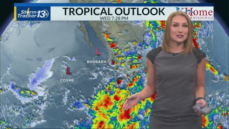 Near normal temperatures with storms continuing