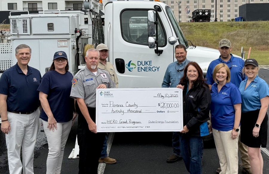 Pee Dee first responders receive Duke Energy severe weather grants
