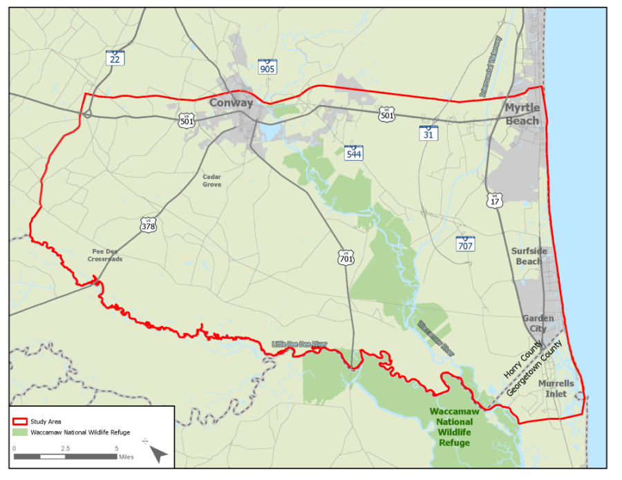 Federal study announced for potential $450M Horry County hurricane escape route