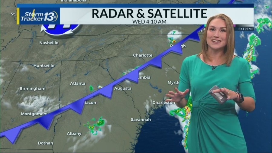 Warm with evening storms