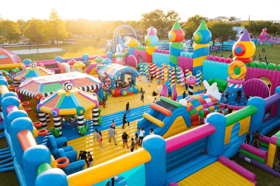 The world's largest bounce house, Big Bounce America, comes to Charleston this weekend