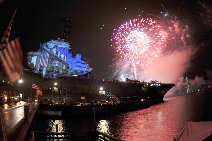 Tickets on sale for Patriots Point fireworks blast