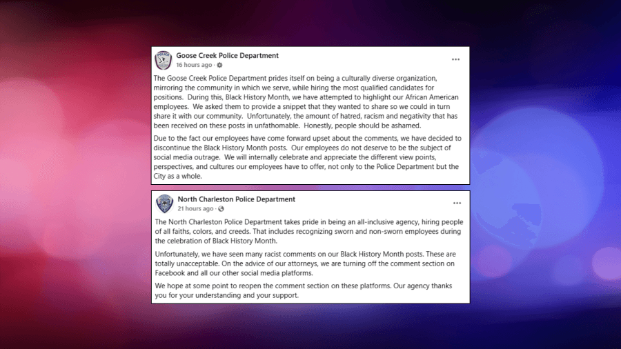 Police agency suspends Black History Month social media posts due to racist, hateful comments