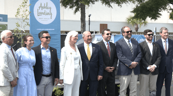 Local leaders and community partners celebrate Ashley Landing project