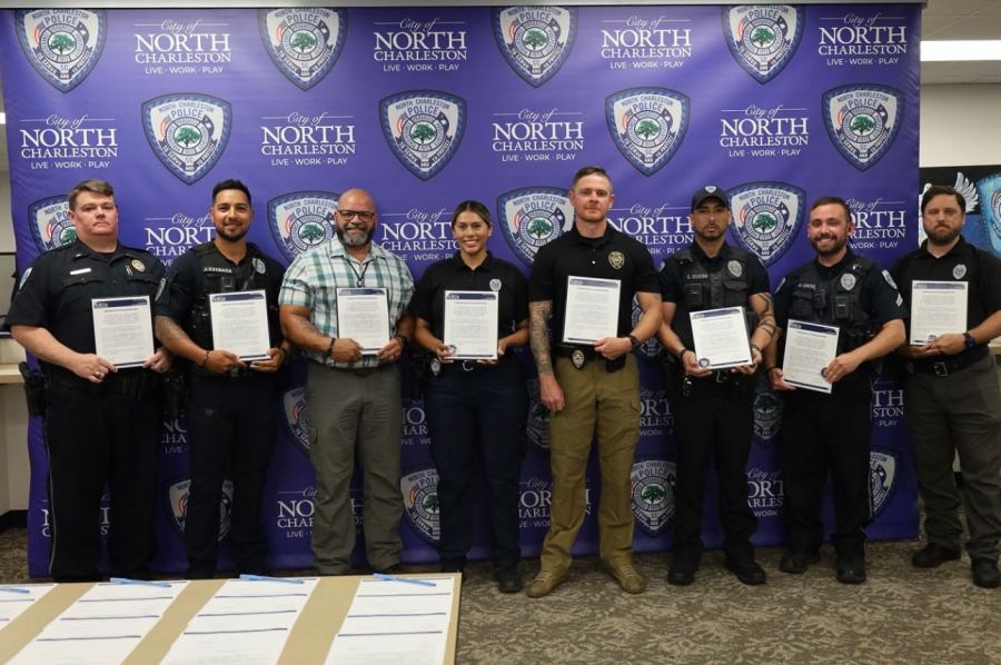 North Charleston officers honored after leading the agency's first-ever Latino Police Citizens Academy