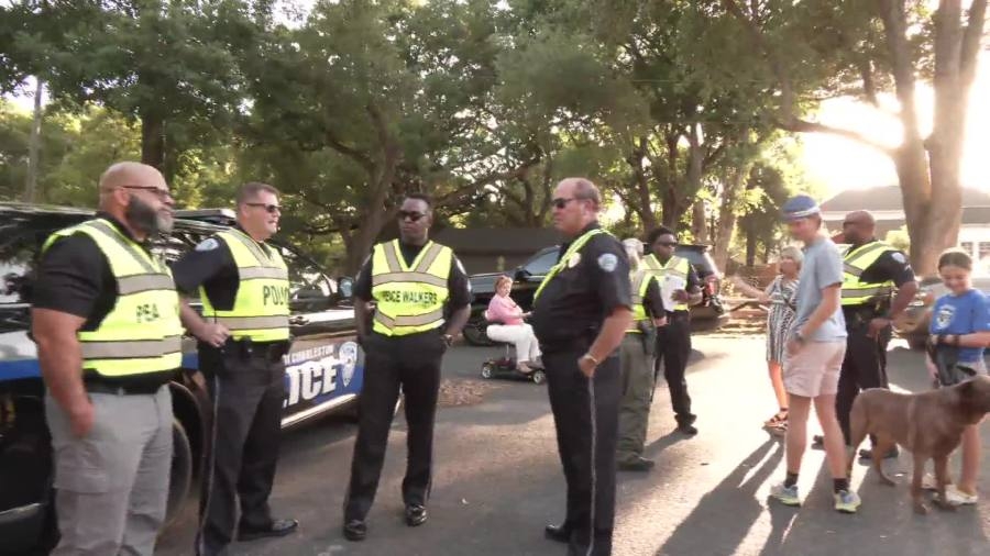 North Charleston officers participate in RECAP walk