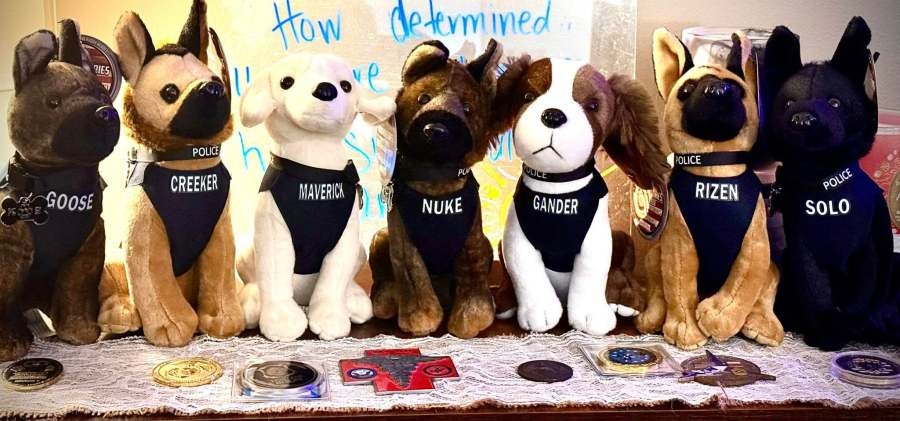 You can buy a K-9 plushy to benefit Goose Creek PD