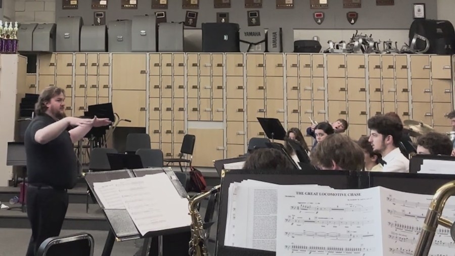 ‘Humbling and exciting': Sullivan interim band director up for Grammy award