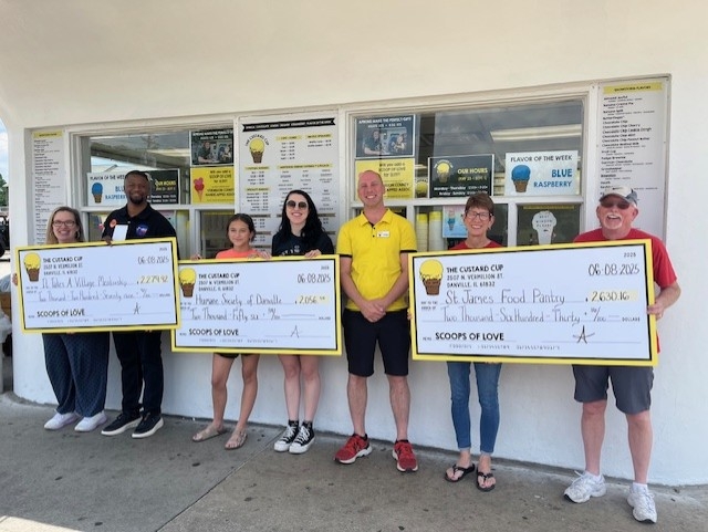 Custard Cup ‘scooping' the love to Danville organizations