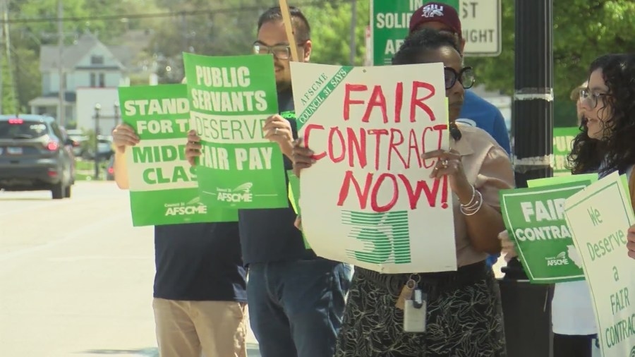 Champaign Co. employees will strike Wednesday if no agreement reached