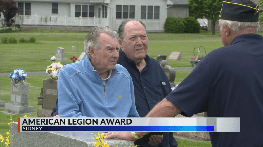 Two men honored with awards from Sidney American Legion Post