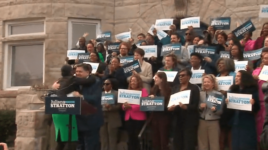 Gov. Pritzker endorses Stratton's run for Senate